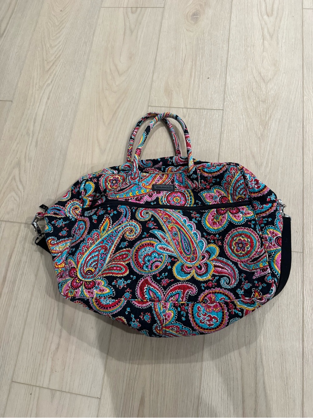 Vera Bradley Grand Traveler Parisian Paisley Quilted Travel Tote Bag